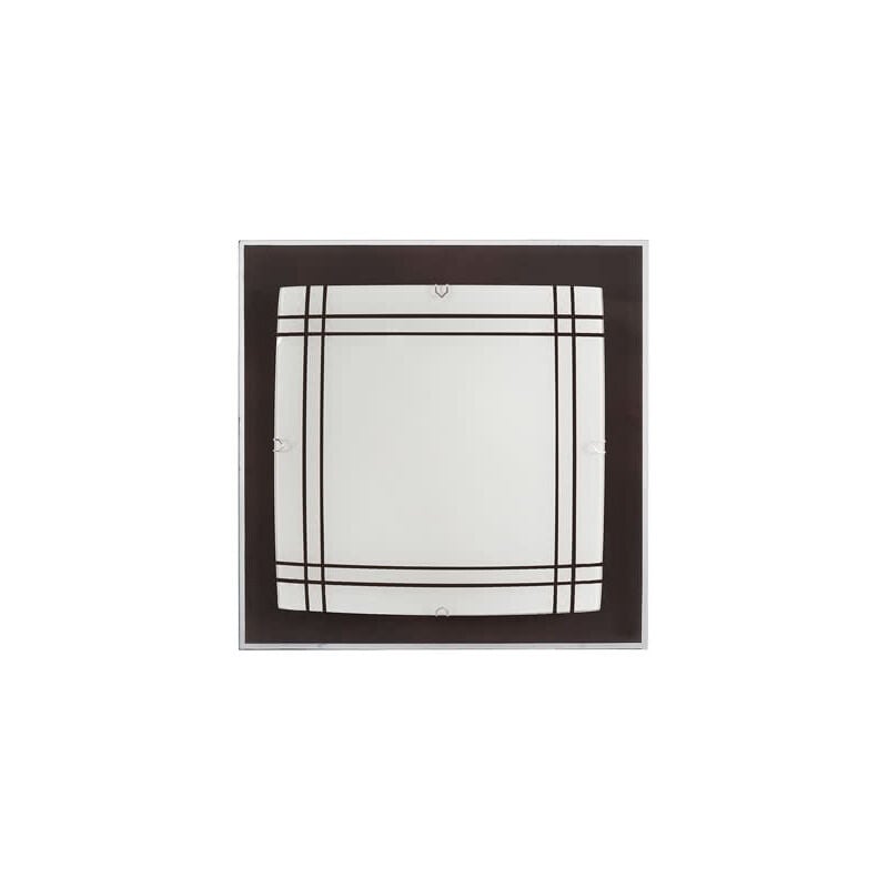 foto del prodotto amet wengue lampada da soffitto 2xe27 32x32x6 