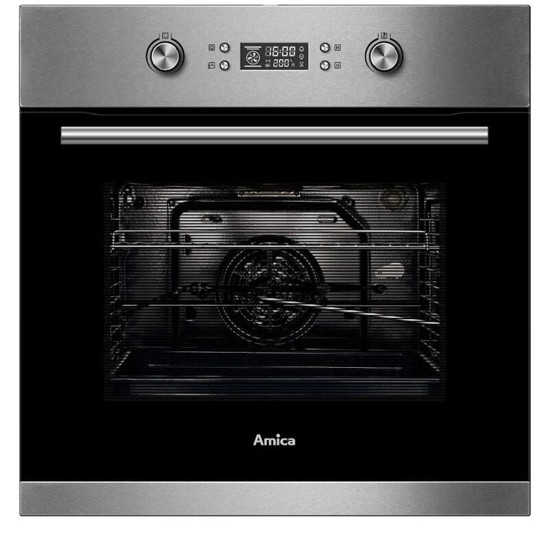 foto del prodotto amica forno multifunzione integrato 70l 60cm pirolisi in acciaio inox ao2008x 1