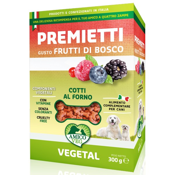 foto del prodotto amico veg snack vegetali premietti 300 gr frutti di bosco 1 ordine scegli lo sconto bzr5 bzr20 200 punti fedelt 