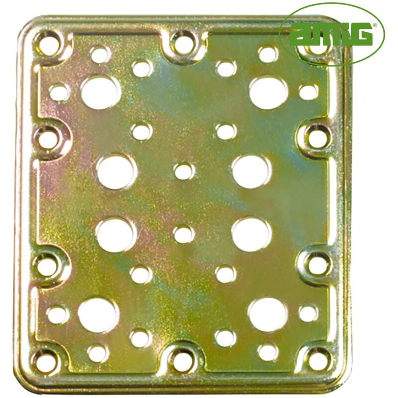 foto del prodotto amig - piastra 504-160x100mm acciaio bicromato s 12127