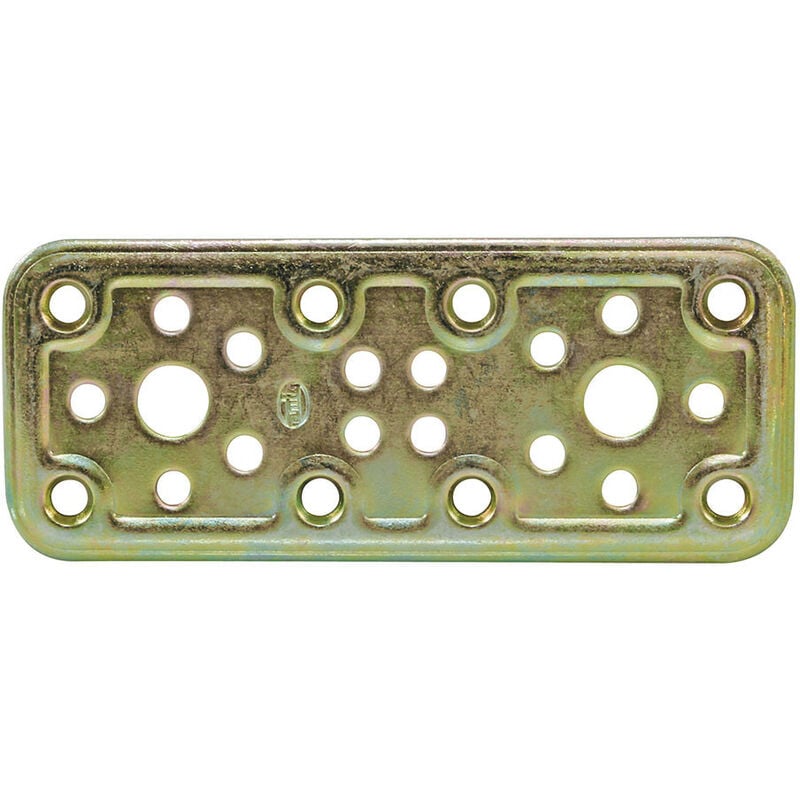 foto del prodotto amig placca di giunzione in acciaio bicromato 120x50mm robusta e certificata ce