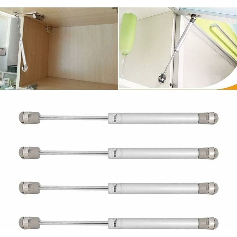 foto del prodotto ammortizzatori a gas, molla a gas per porta della cucina 4 pezzi 100n ammortizzatori a gas originali idraulici per mobili molla a gas per porta