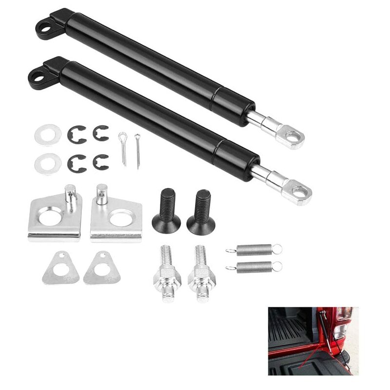 foto del prodotto ammortizzatori a gas rosvola 1 coppia di molle di sollevamento per portellone posteriore e cofano per mazda bt 50, ford px ranger