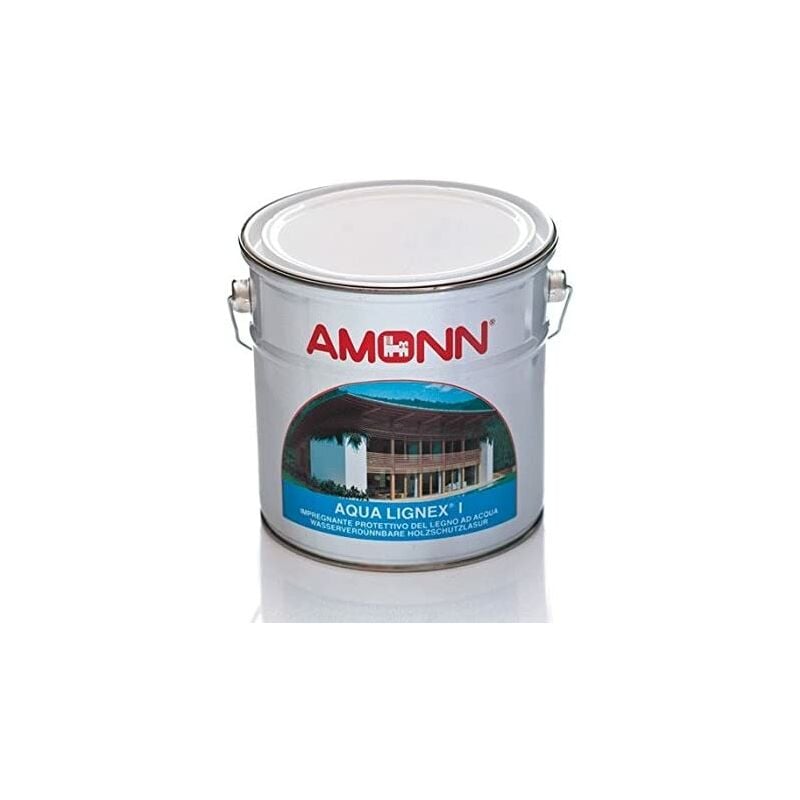 foto del prodotto amonn aqua lignex i impregnante all acqua per legno noce chiaro 5 litri