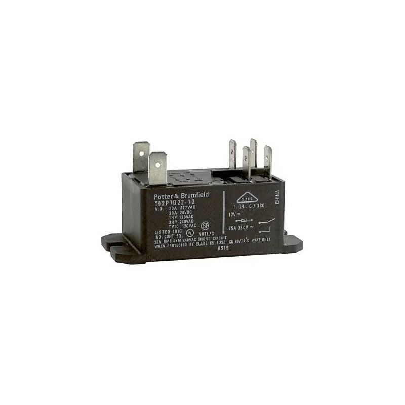 foto del prodotto amp t92p7d22 12 rel 30 a 12 v cc dpst no 86 ohm