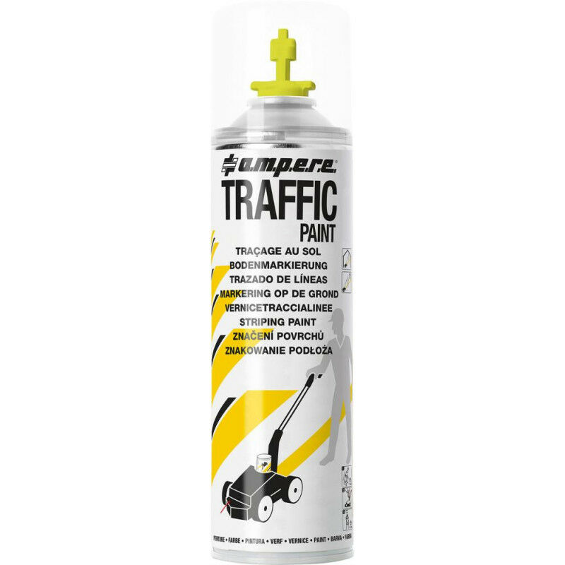 foto del prodotto ampere vernice del traffico aerosol da traffico giallo 500 ml
