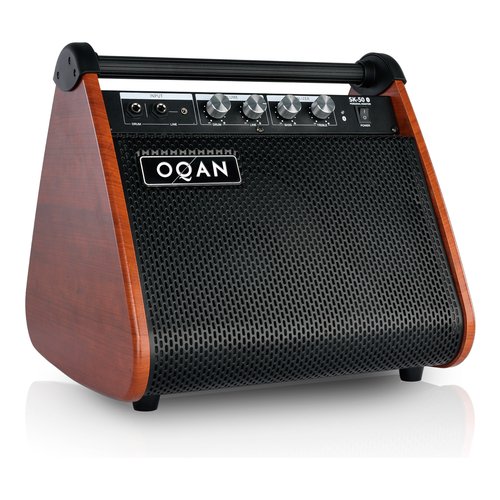 foto del prodotto amplificatore batteria oqan sk 50 black e wood black e wood
