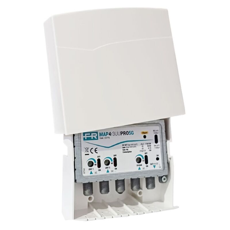 foto del prodotto amplificatore da palo fracarro map pro 5g a 3 ingressi dab, uhf, uhf 223770