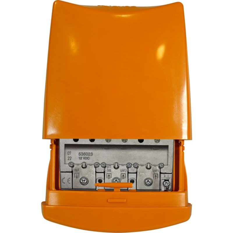 foto del prodotto amplificatore da palo televes basso guadagno 3 ingressi 12v- 536023