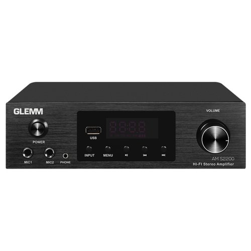 foto del prodotto amplificatore hi fi glemm 32155 am s2200 black