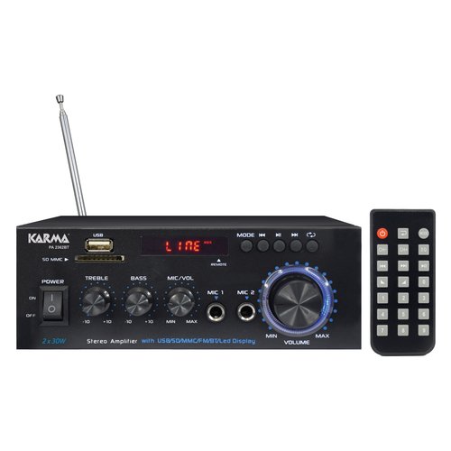 foto del prodotto amplificatore pa karma pa 2362bt black