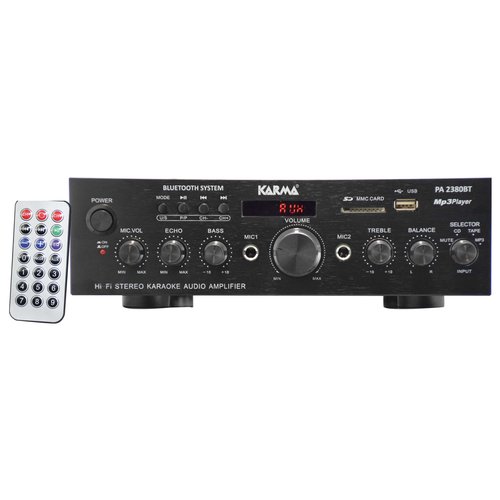 foto del prodotto amplificatore pa karma pa 2380bt