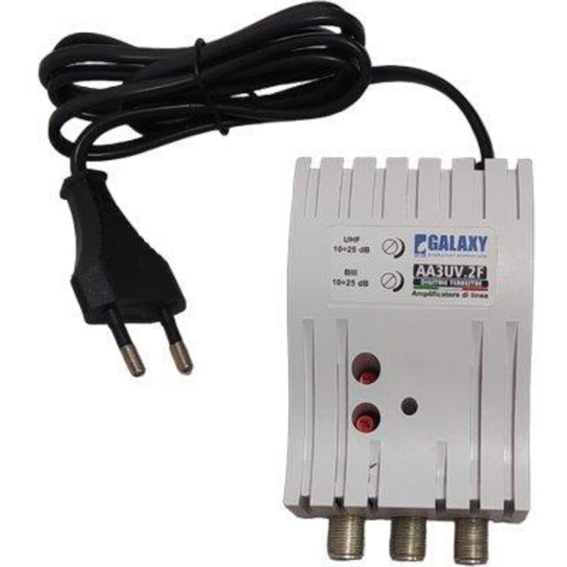 foto del prodotto amplificatore tv autoalimentato 5g ingresso 1 uscite 2 connessione f