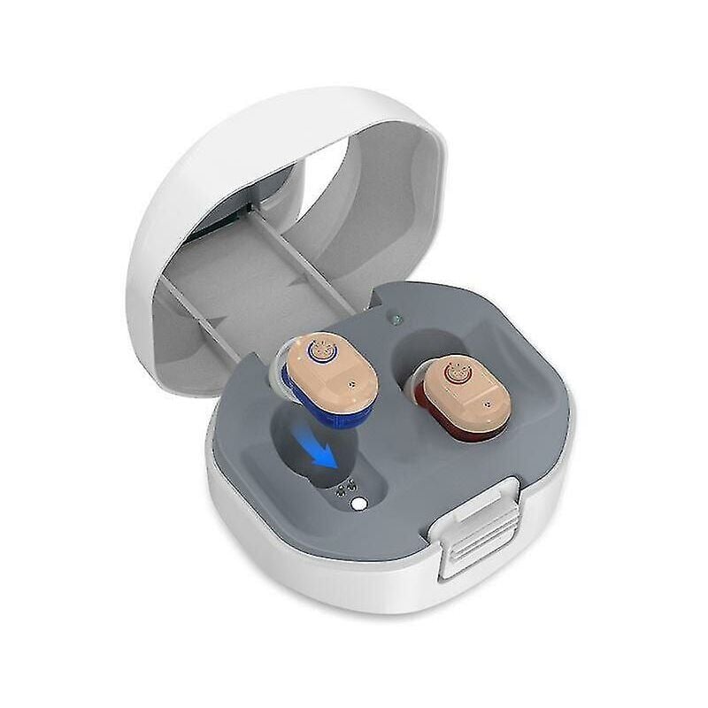 foto del prodotto amplificatori sonori per apparecchi acustici in ear ricaricabili audifonos apparecchi acustici compatibili con cuffie wireless