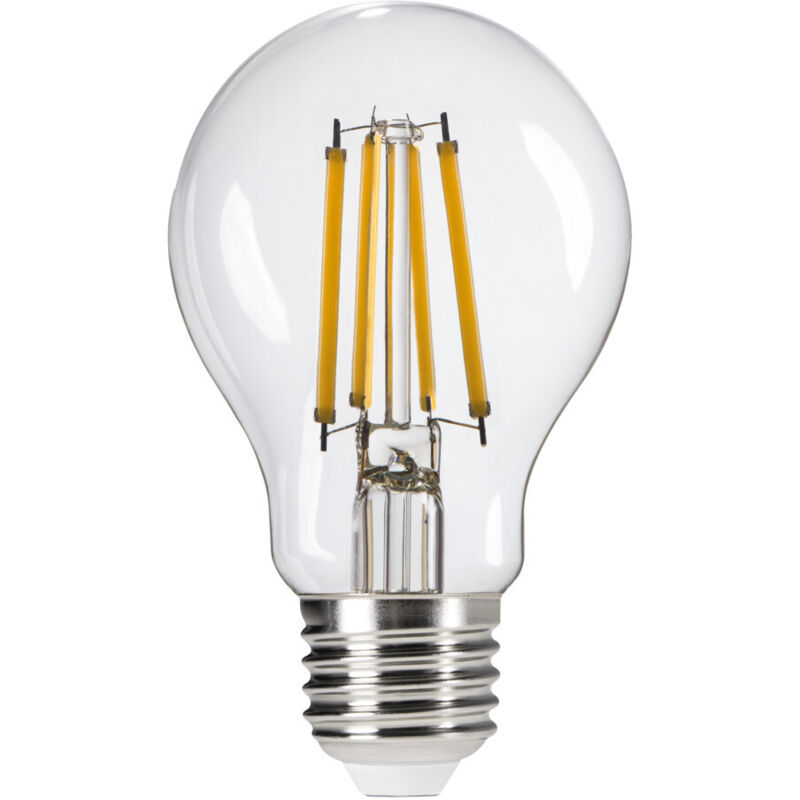 foto del prodotto ampola led a60 e27 7w bianco naturale vetro trasparente 810lm