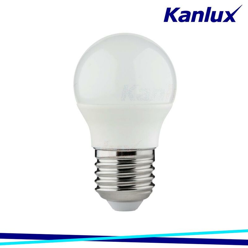 foto del prodotto ampola led globe e27 4,9w bianco caldo 470lm kanlux