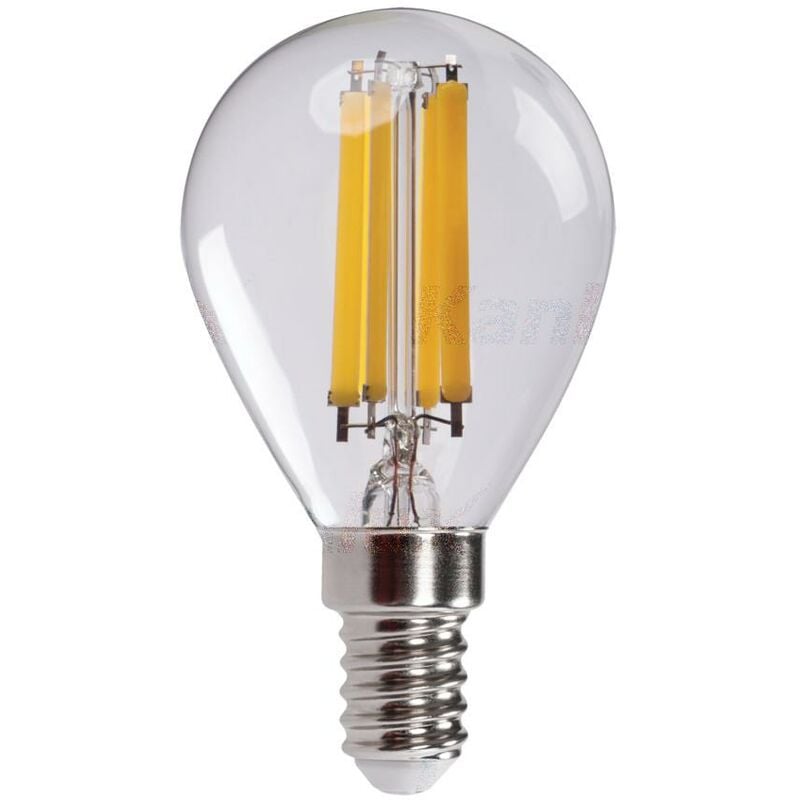 foto del prodotto ampola led globe g45 e14 6w bianco naturale vetro trasparente