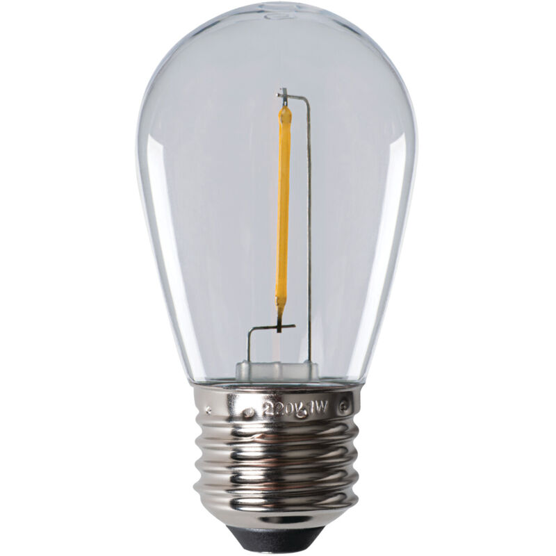 foto del prodotto ampola led st45 e27 0,5w bianco neutro plastica resistente