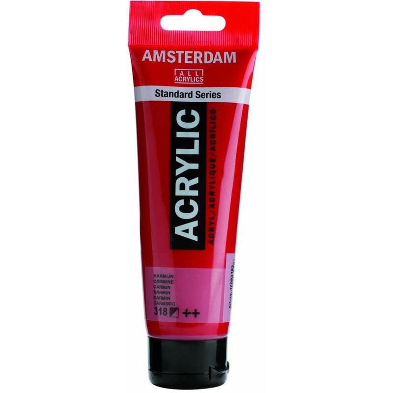 foto del prodotto amsterdam acrylic 120 ml carminio
