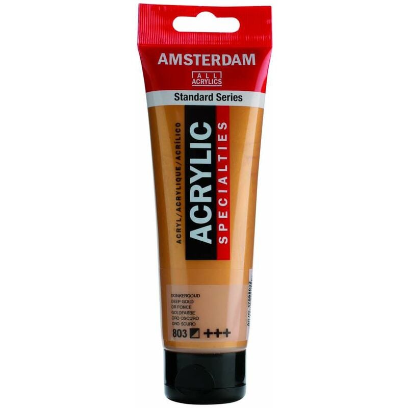 foto del prodotto amsterdam acrylic 120 ml oro scuro