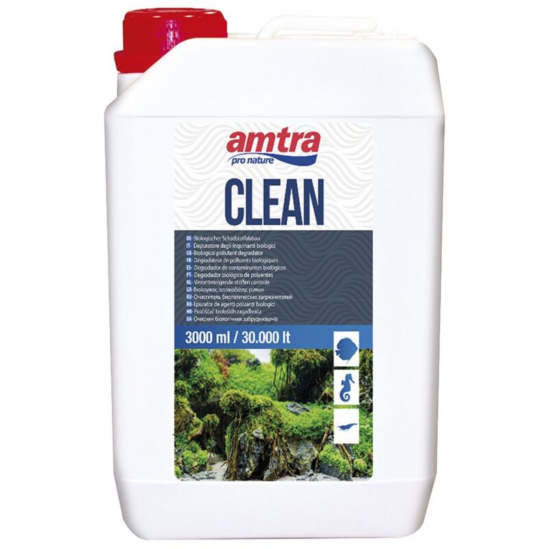 foto del prodotto amtra clean attivatore batterico per acqua dolce e marina formato 1000 ml