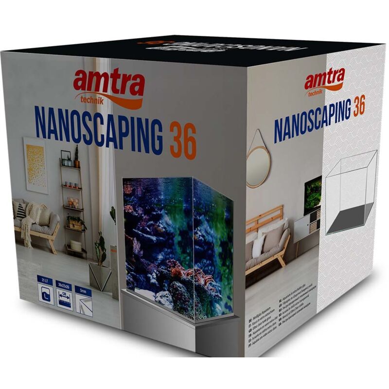 foto del prodotto amtra nanoscaping cm36x23x26 vasca extra chiaro