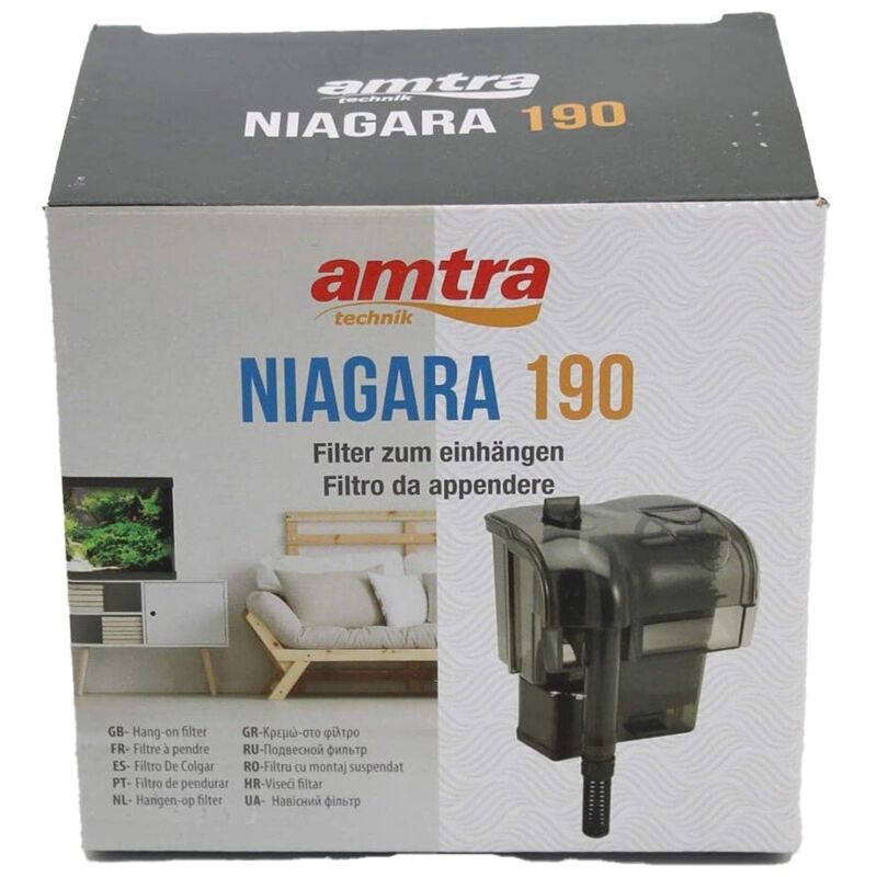 foto del prodotto amtra niagara filtro esterno a zainetto modello 190
