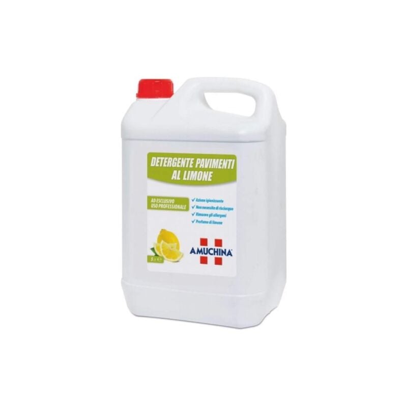 foto del prodotto amuchina detergente pavimenti limone igienizzante germi e batteri 5 lt