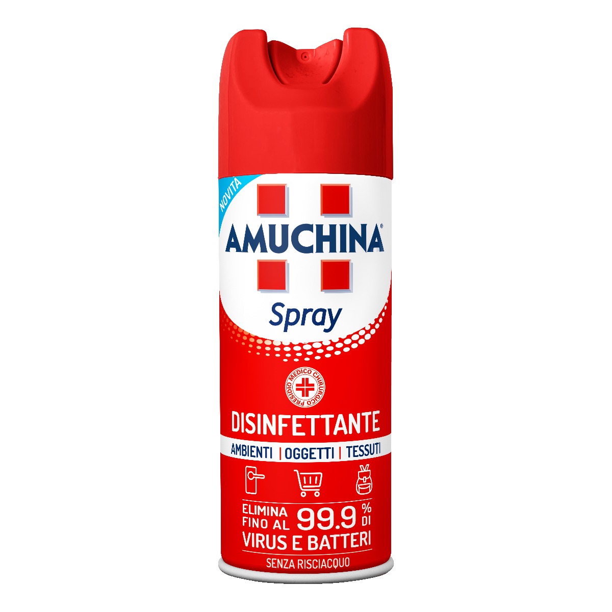 foto del prodotto amuchina spray disinfettante ambienti oggetti e tessuti 400 ml