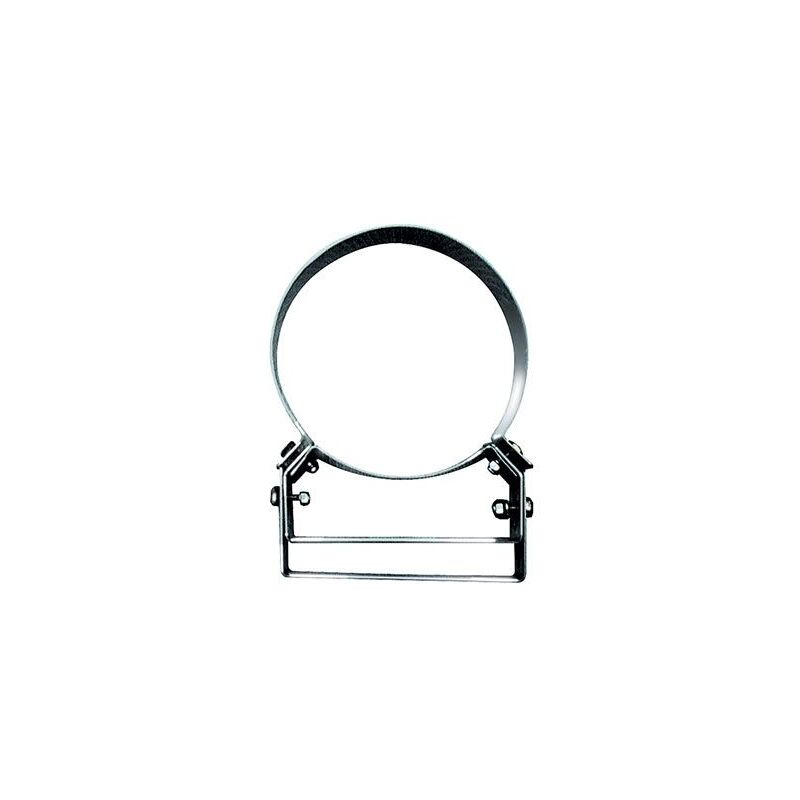 immagine 0 del prodotto an camini 2 collari a muro monoparete regolabile in acciaio inox 200 mm