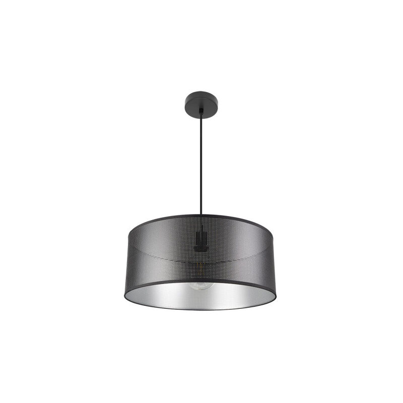 foto del prodotto anastasia ciondolo 1xe27 nero nero argento regx50x50 cm fabrilamp