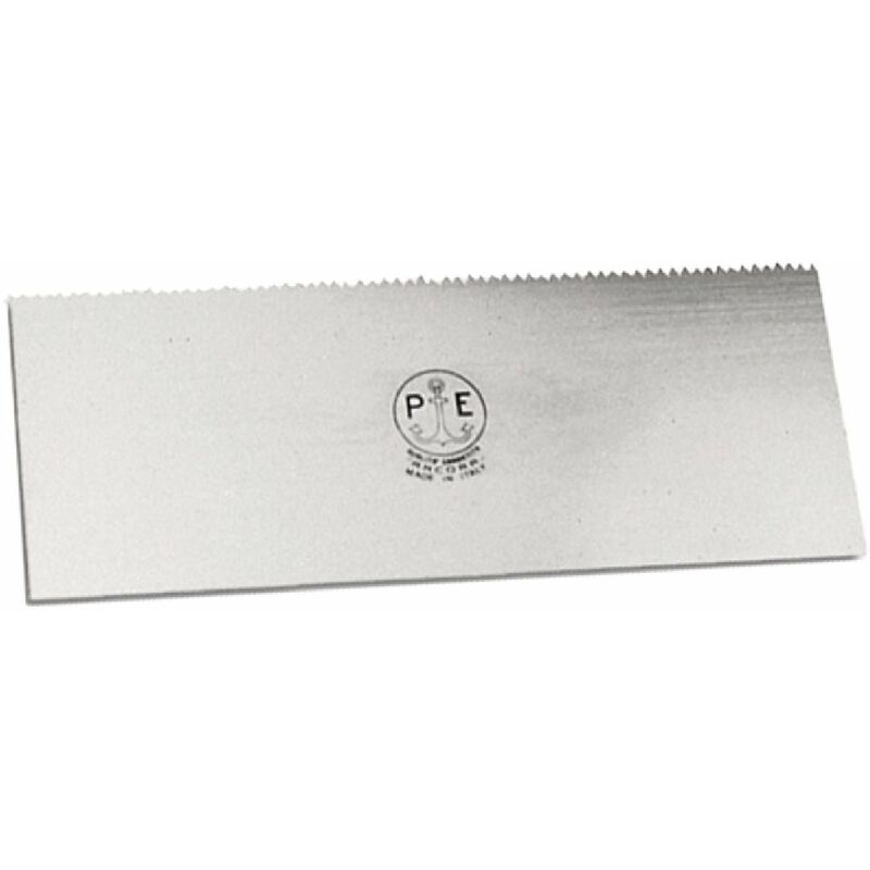 foto del prodotto ancora raschiatore dentato per intonaco in acciaio temperato lucido 20 x 8 cm d.4 dente medio
