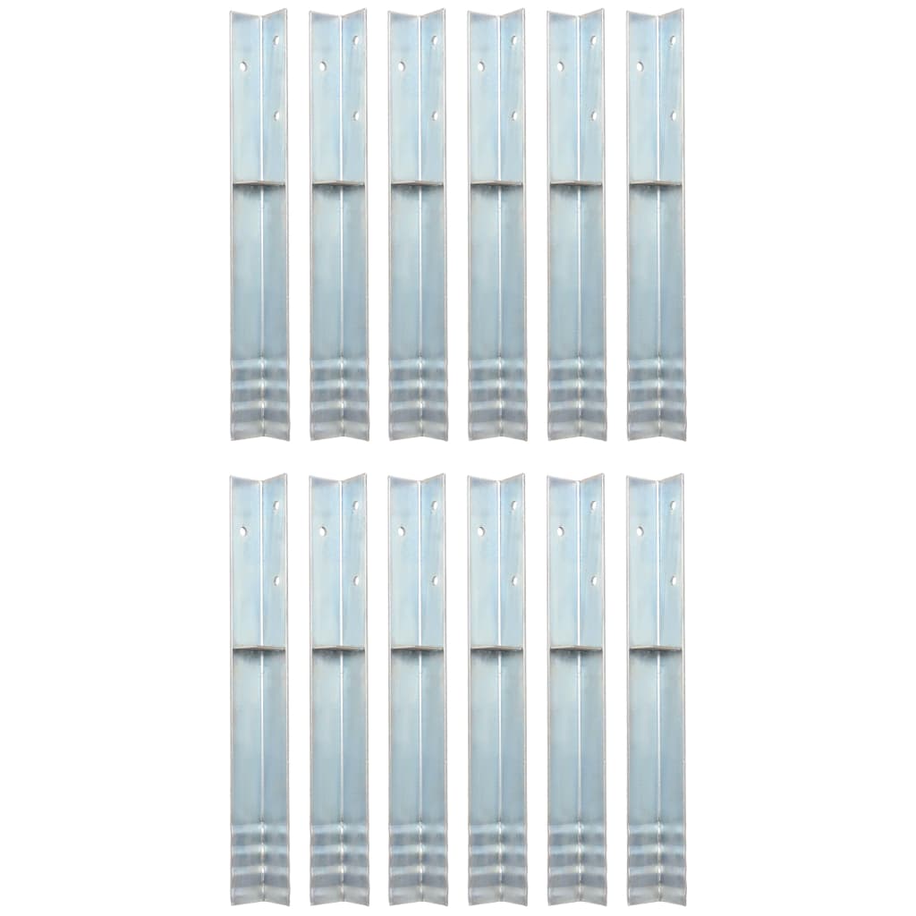 foto del prodotto ancoraggi a terra a l 12 pz in acciaio zincato 5x5x50 cmcod mxl 127393