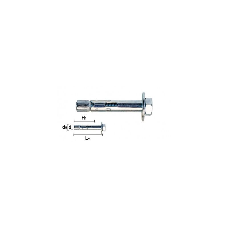 foto del prodotto ancorante acciao maurer plus msa 8x 45mm c vite t.e.8.8 m6x45 33027 