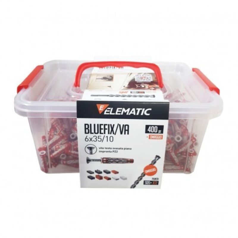 foto del prodotto ancorante leggero bluefix 6.35 va 400pz gadget elematic itw cod. 565543 