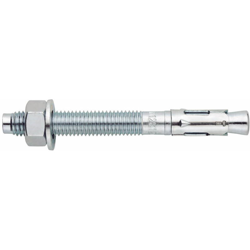 foto del prodotto ancorante maschio a carico pesante - asta zincata - rondella zincata m8 x 50 8 - confezione da 100