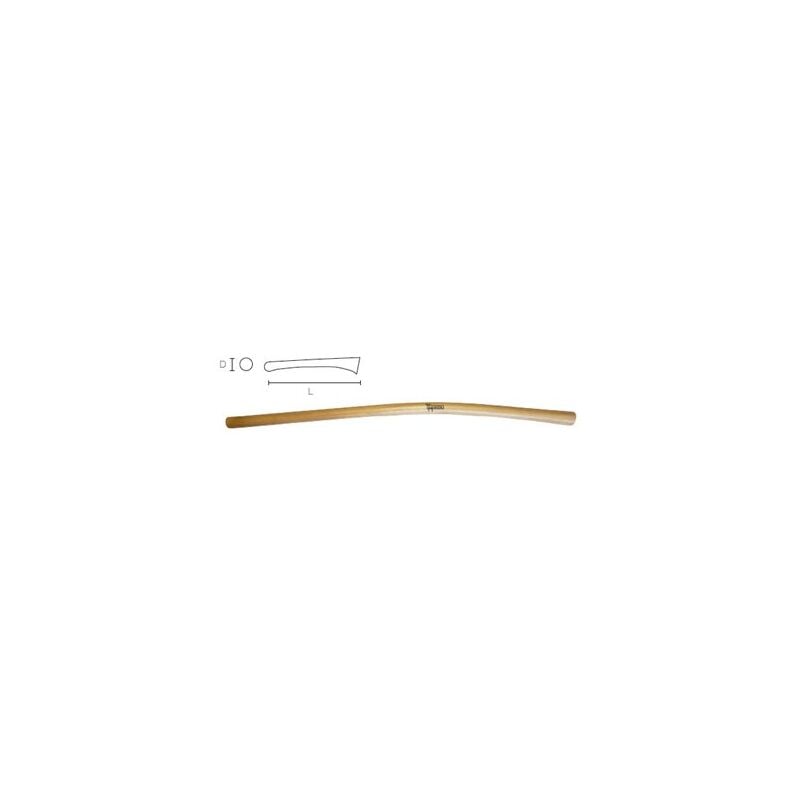 foto del prodotto andaluc a manico curvo in legno naturale 900x35mm pressione m2 85 sifer
