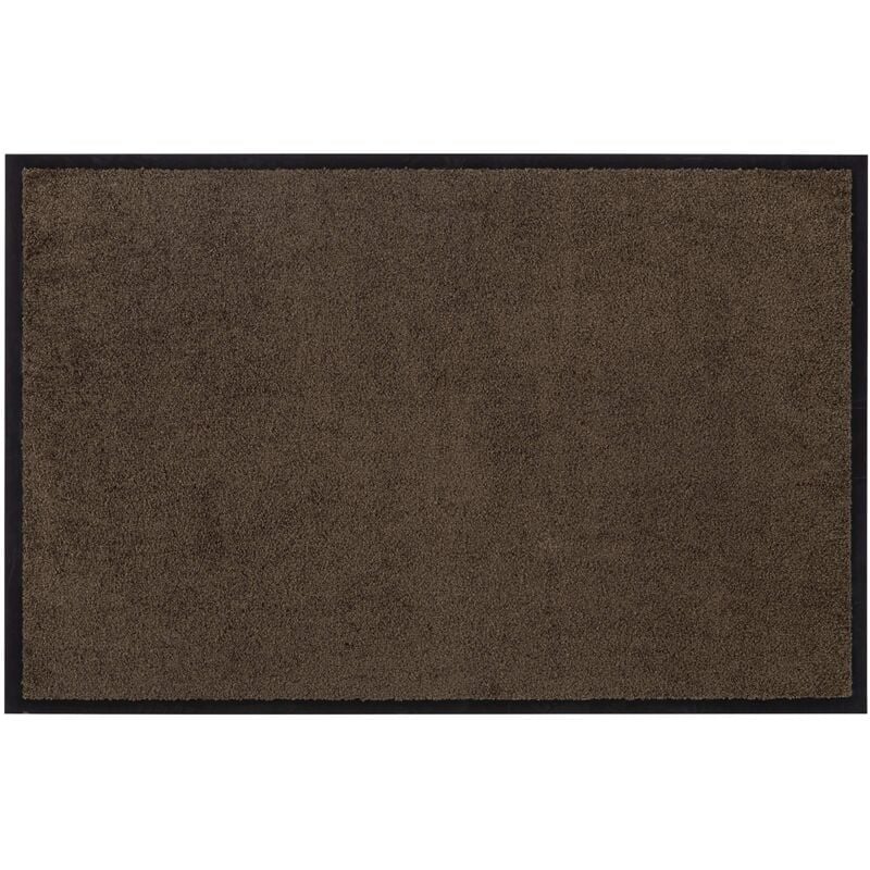 foto del prodotto andiamo stuoia cattura sporco zerbino tappetino porta zerbino pulito raschia sporco tappetino porta zona ingresso in outdoor 60 x 90 cm marrone