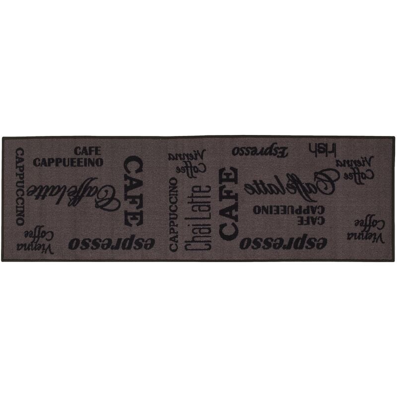 foto del prodotto andiamo tappeto, nylon, marrone, 67 x 250 cm