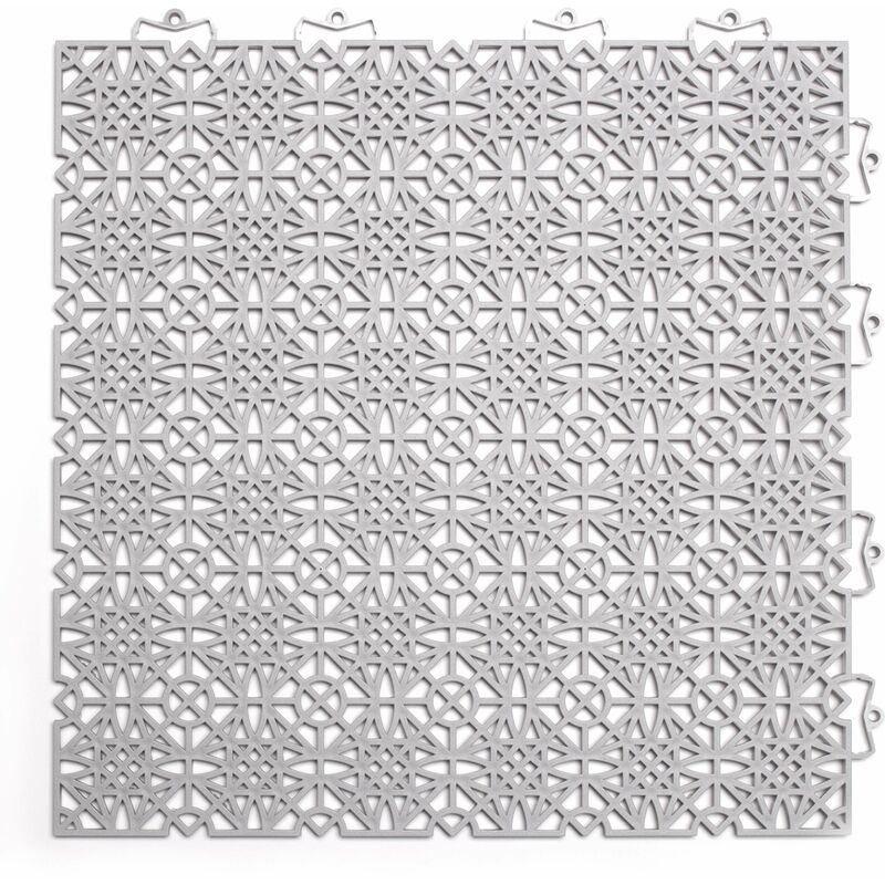 foto del prodotto andiamo terra sol piastrelle per terrazze, sistema a scatto, pannelli in plastica per esterni, per balconi, terrazze, rivestimento esterno per