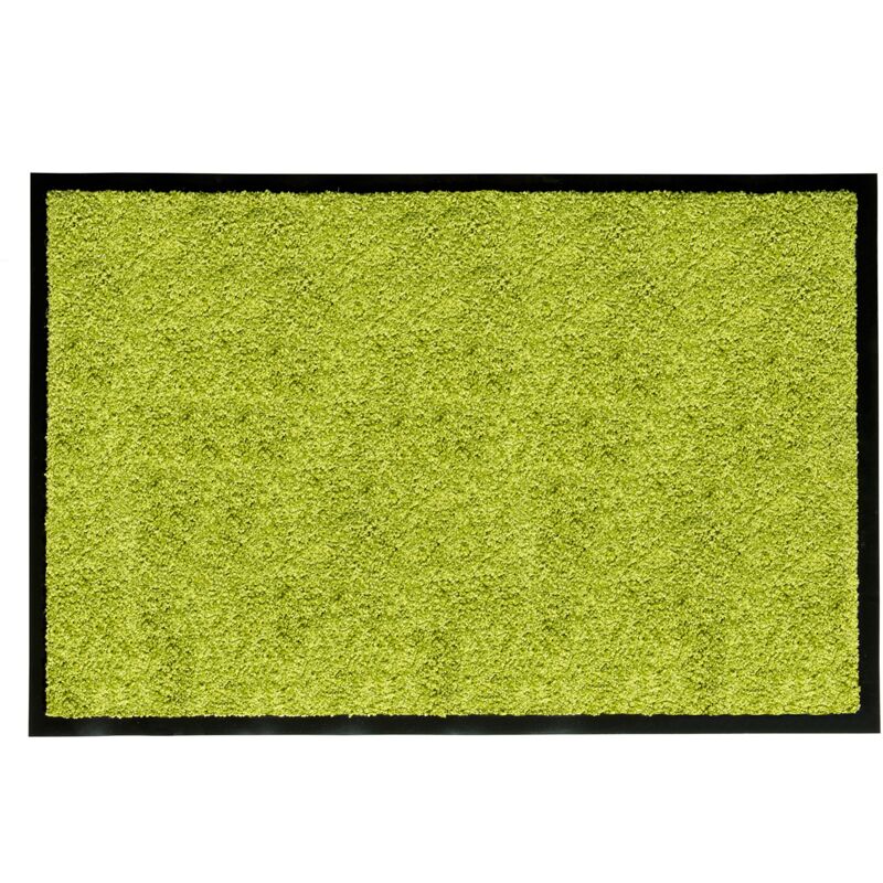 foto del prodotto andiamo zerbino verdi tappetino per porta per interni ed esterni con retro antiscivolo 120 x 180 cm verde