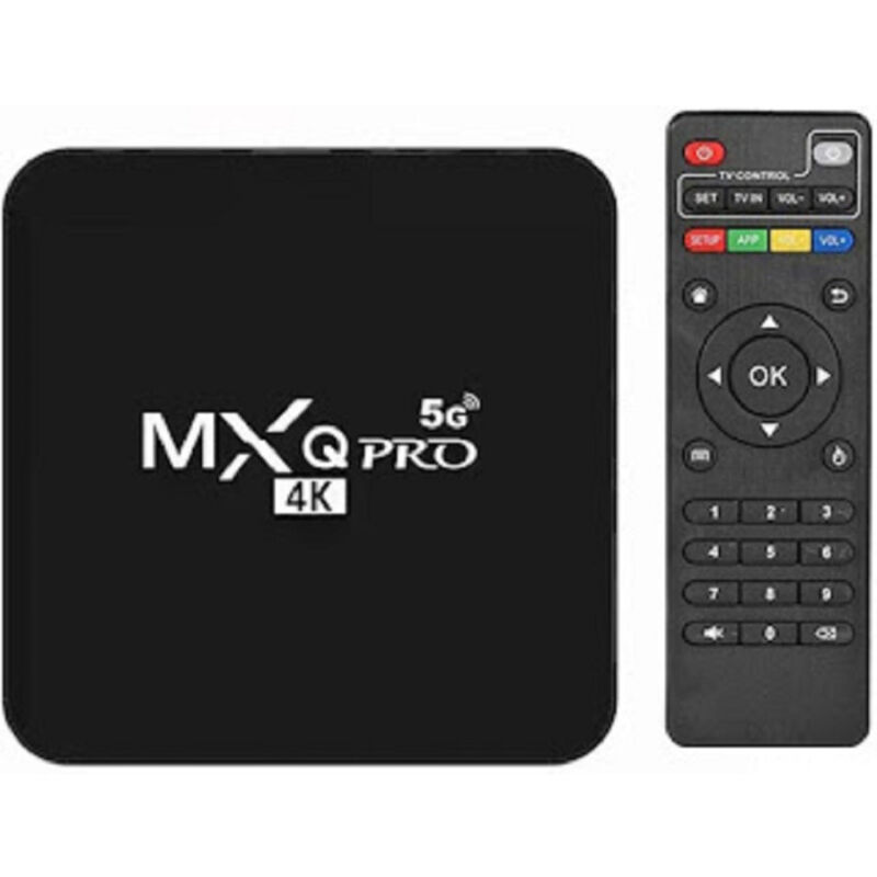 foto del prodotto andowl smart tv box 4k android q a400 4k 5g mxq pro android 11 wifi 4g 64gb quad core 