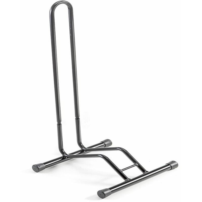 foto del prodotto andrys piedistallo porta biciclette , posto, smontabile, con tappi, per ruote di 8cm, verniciato colore nero, 38.5 x 29 x 67 cm, larghezza
