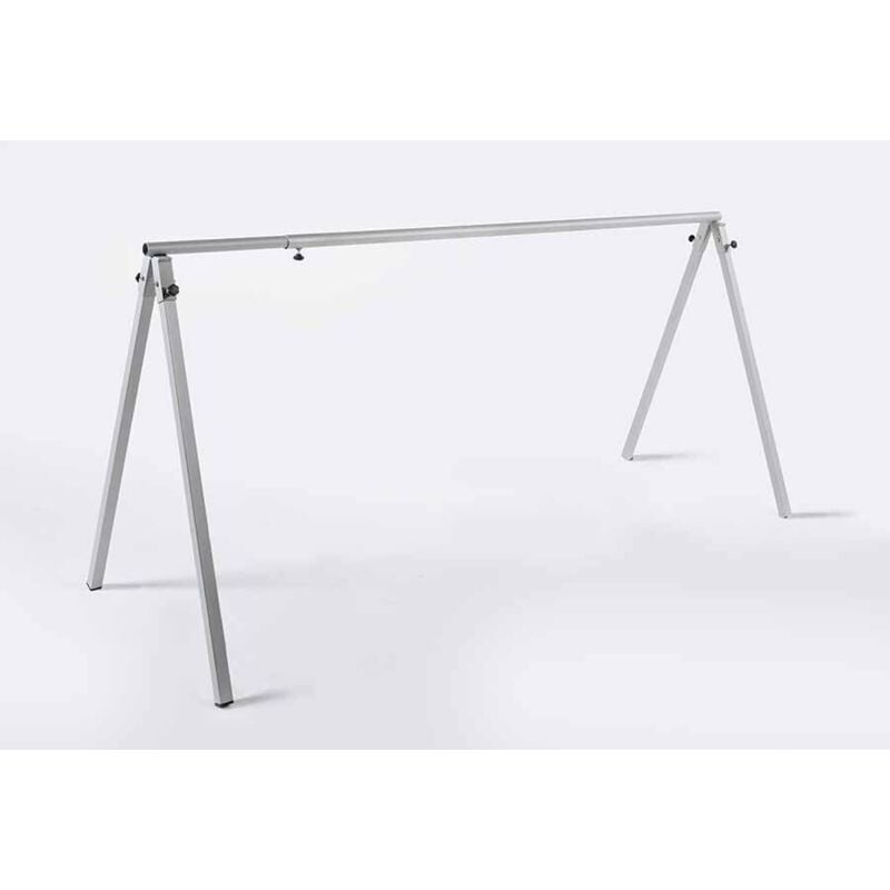 foto del prodotto andrys srl andrys espositore porta biciclette smontabile e regolabile, in acciaio verniciato di colore grigio, 200 300 x 80 x 100 cm, 8 posti