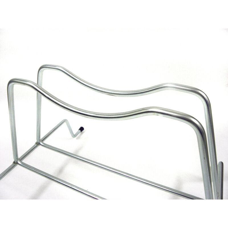 foto del prodotto andrys srl andrys rastrelliera porta biciclette 1 posto, anche per bici con freno a disco, in acciaio zincato, colore argento, 35 x 35 x 25 cm