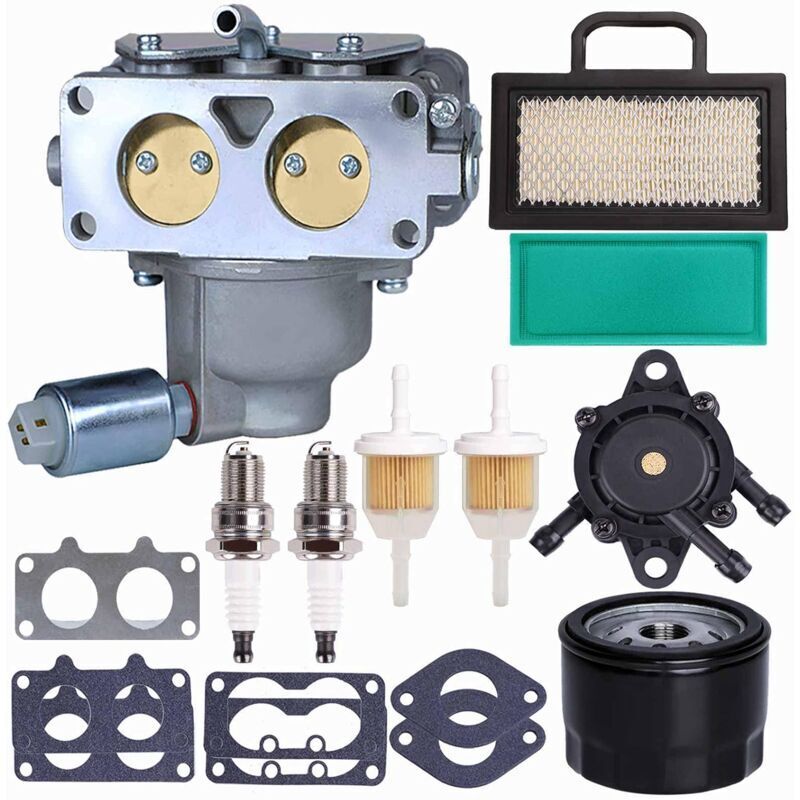 foto del prodotto andyou carburatore 791230 adatto per motore briggs stratton 407777 20 25 cv v twin, 699709 499804 kit carburatore per john deere mia10632 la150
