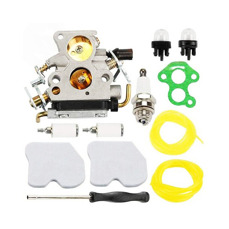 foto del prodotto andyou carburatore con filtro aria e filtro carburante per motosega husqvarna 235 235e 236 236e 240 240e