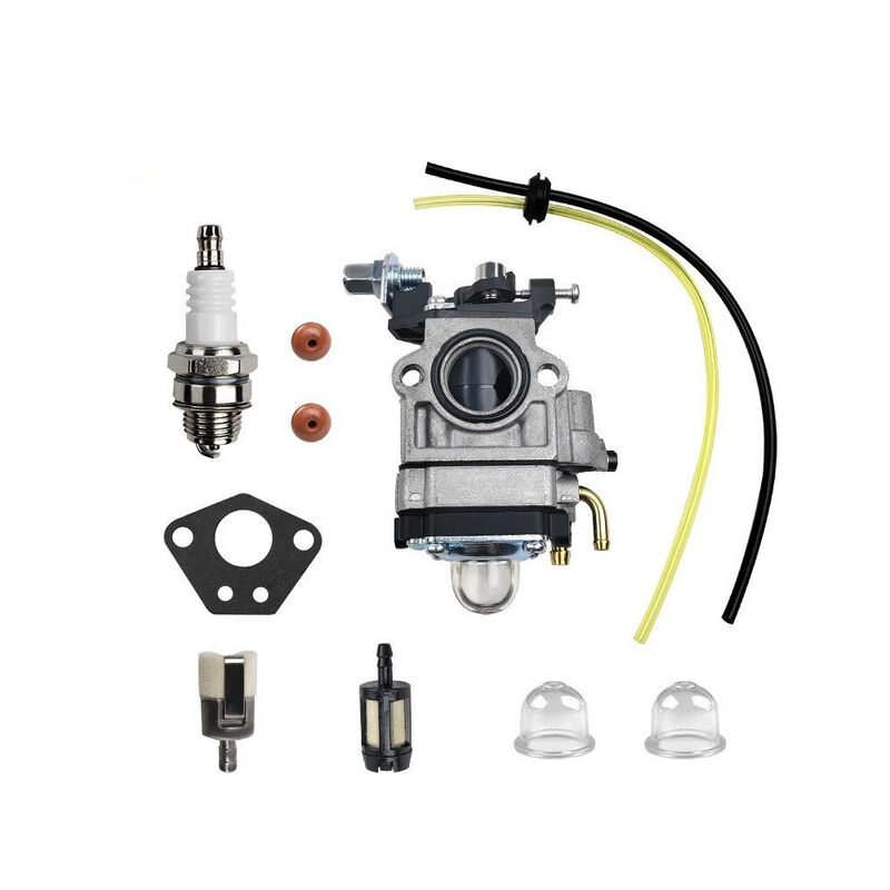foto del prodotto andyou carburatore per decespugliatore 40 5 43 52cc bc520 cg430 carb kit carburatore con guarnizione tubo, candela e filtro carburante