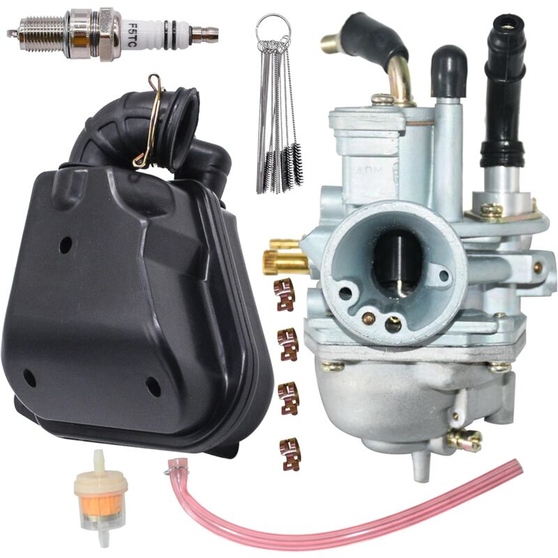 foto del prodotto andyou carburatore per polaris predator 50 90 2003 2007, carburatore per scrambler 50 90 2001 2003, per sportsman 90 90cc 100cc con starter manuale
