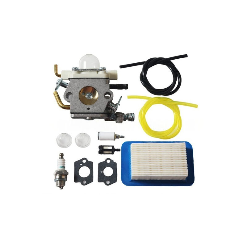 foto del prodotto andyou carburatore tipo pb413 compatibile con i modelli pb 413h, pb 403t, pb 580t, pb 620, pb 403h, pb 413t, c1m k77, wta 35 grigio 